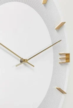 KARE Design Kellot*Leonardo Seinäkello Valkoinen Ø49cm