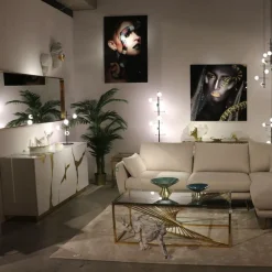 KARE Design Jalalliset Koriste-Esineet*Leopard Marble Leopardi Koriste-esine, Marmori 95cm