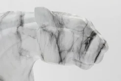 KARE Design Jalalliset Koriste-Esineet*Leopard Marble Leopardi Koriste-esine, Marmori 95cm