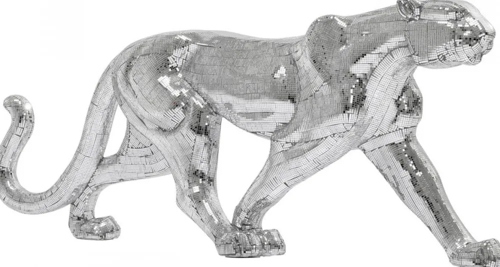 KARE Design Jalalliset Koriste-Esineet*Leopard Mosaic Leopardi Koriste-esine, Mosaiikki 129cm