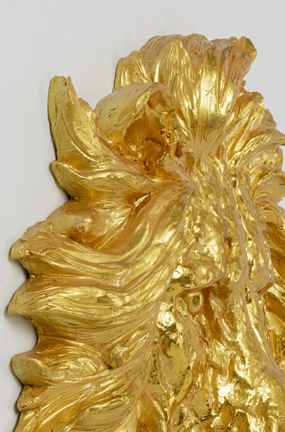 KARE Design Seinäkoristeet*Lion Head Leijona Seinäkoriste, Kulta Gold 90x100cm