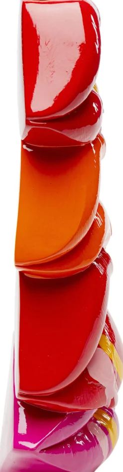 KARE Design Lyhdyt|Kynttilänjalat*Lips Huulet Kynttilänjalka 30cm