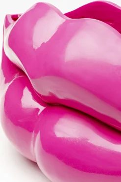 KARE Design Maljakot|Olohuone*Lips Pink Huulet Maljakko Pinkki 28cm