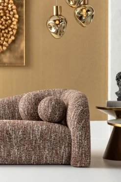 KARE Design Sohvat*Livia Melange Brown 3-istuttava Sohva 261cm