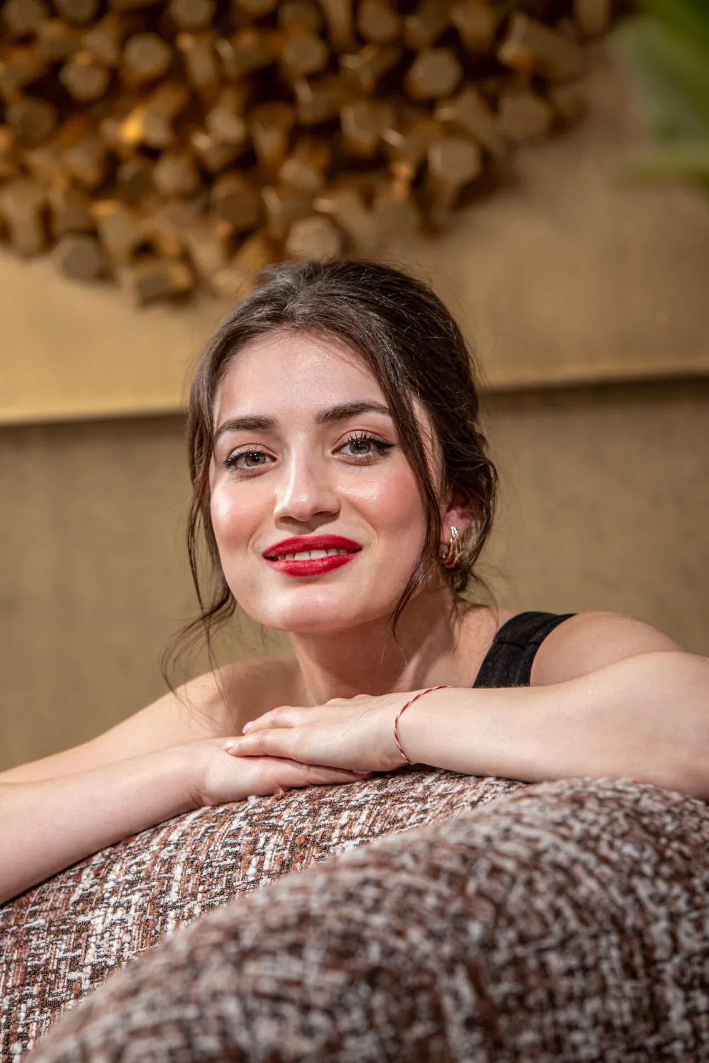 KARE Design Sohvat*Livia Melange Brown 3-istuttava Sohva 261cm