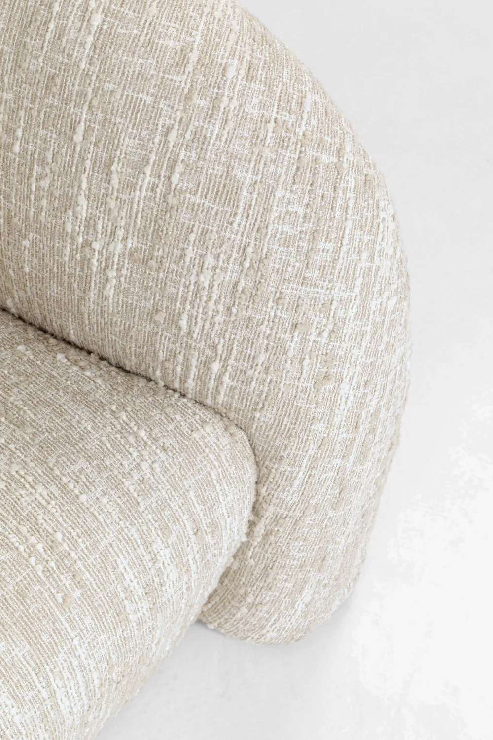 KARE Design Sohvat*Livia Melange Cream 3-istuttava Sohva 261cm