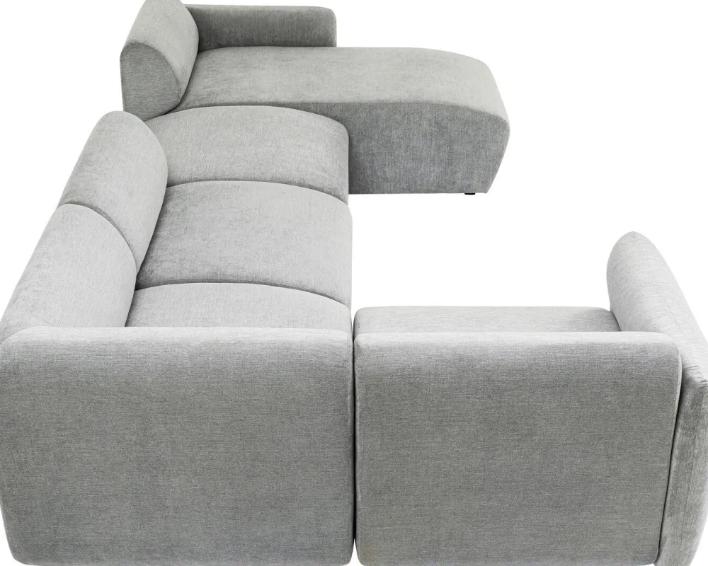 KARE Design Olohuone|Kulmasohvat*Living Landscape 2 Lucca Harmaa, Oikea 328cm