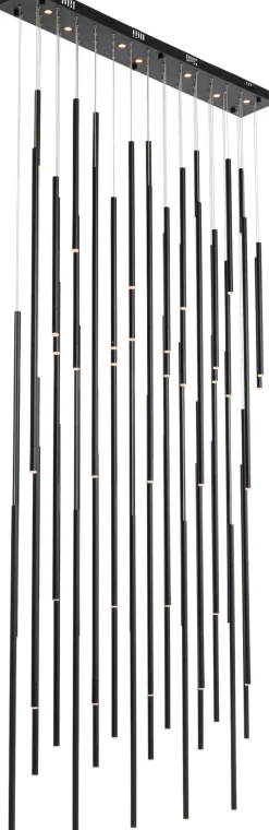 KARE Design Riippuvalaisimet*Living Vegas Deluxe Riippuvalaisin, Matta Musta, LED