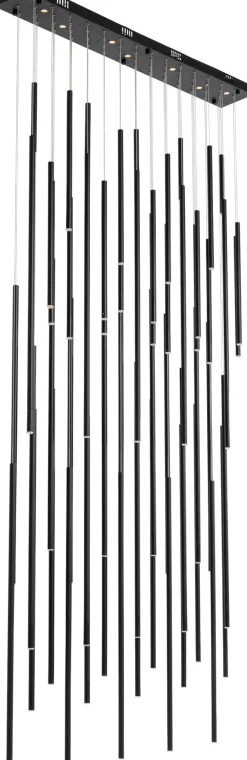 KARE Design Riippuvalaisimet*Living Vegas Deluxe Riippuvalaisin, Matta Musta, LED