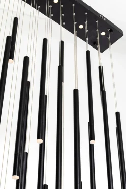 KARE Design Riippuvalaisimet*Living Vegas Deluxe Riippuvalaisin, Matta Musta, LED