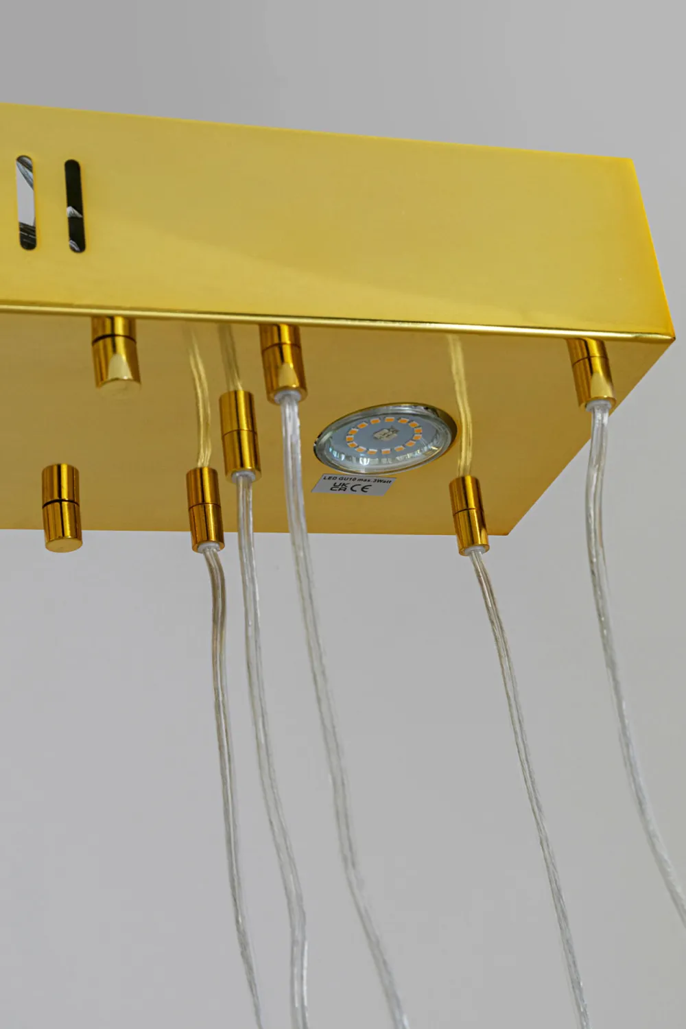 KARE Design Riippuvalaisimet*Living Vegas Riippuvalaisin, Messinki LED