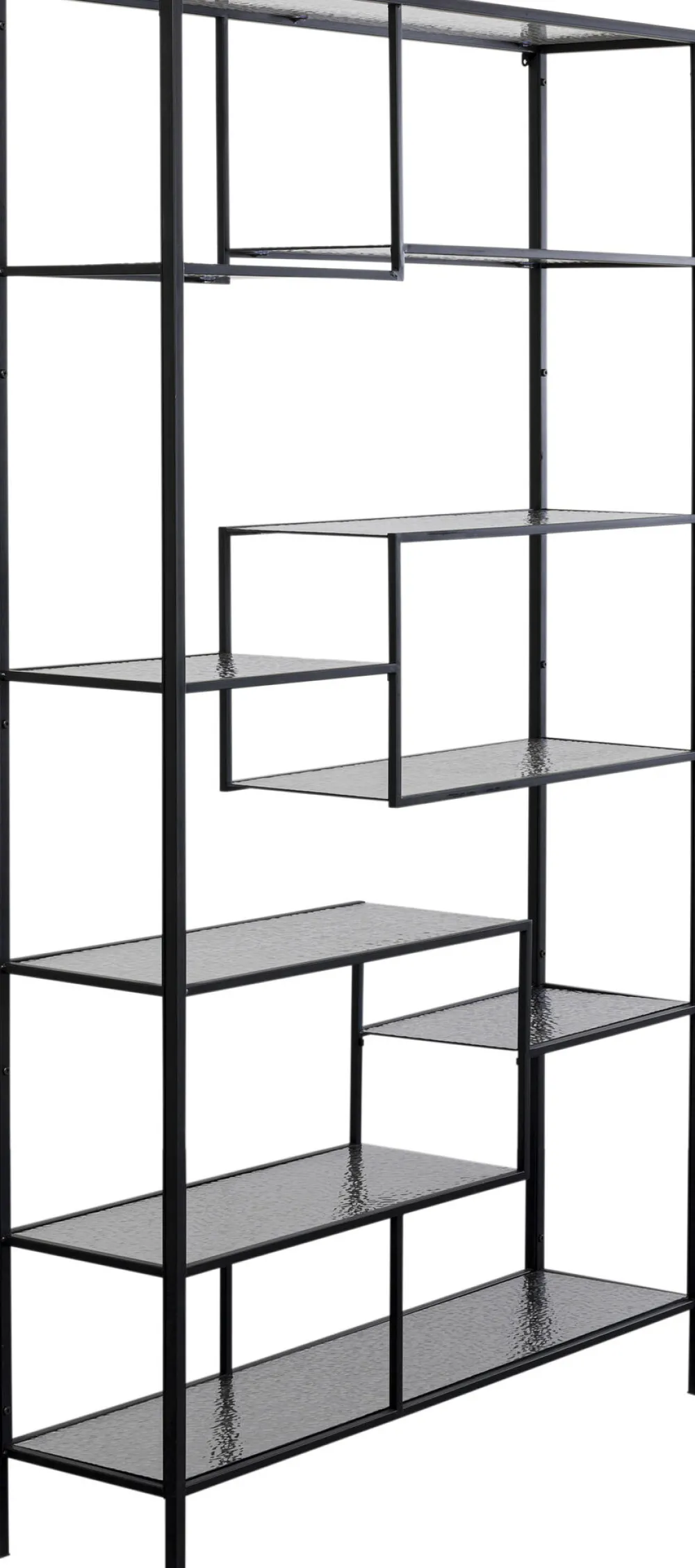 KARE Design Hyllyt*Loft Black Bubble Hylly, Kirjahylly Musta 115x195cm