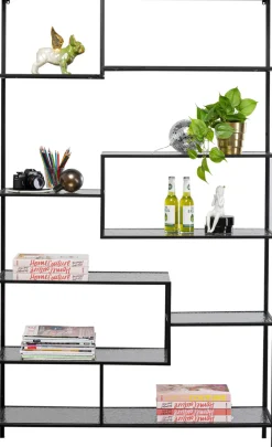 KARE Design Hyllyt*Loft Black Bubble Hylly, Kirjahylly Musta 115x195cm