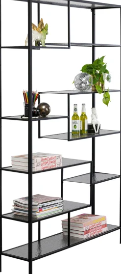 KARE Design Hyllyt*Loft Black Bubble Hylly, Kirjahylly Musta 115x195cm