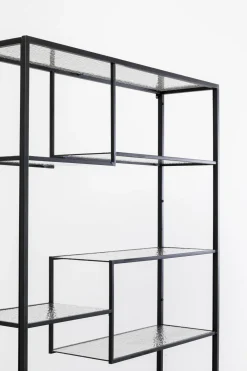 KARE Design Hyllyt*Loft Black Bubble Hylly, Kirjahylly Musta 115x195cm