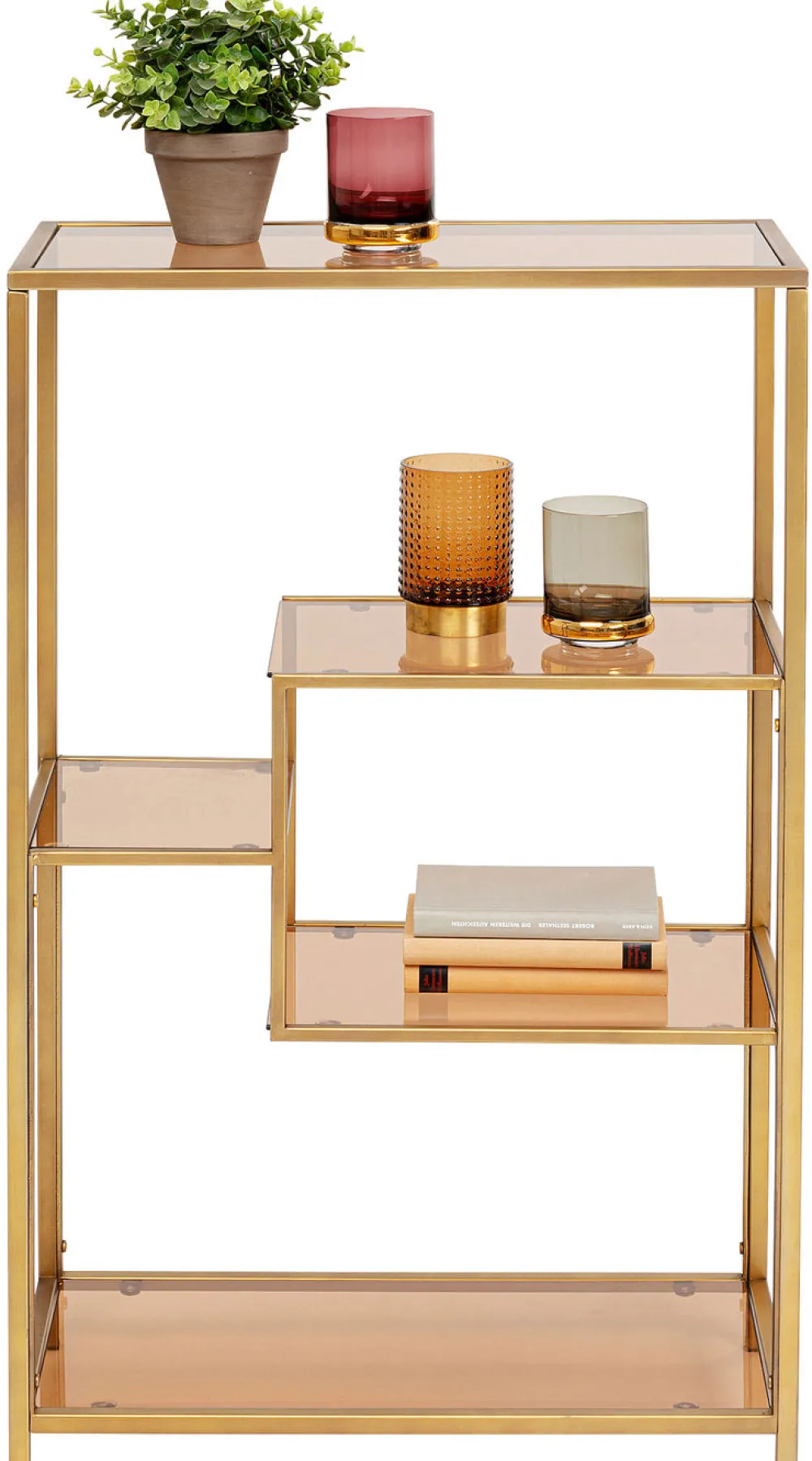 KARE Design Olohuone|Hyllyt*Loft Hylly, Kulta 100x60cm