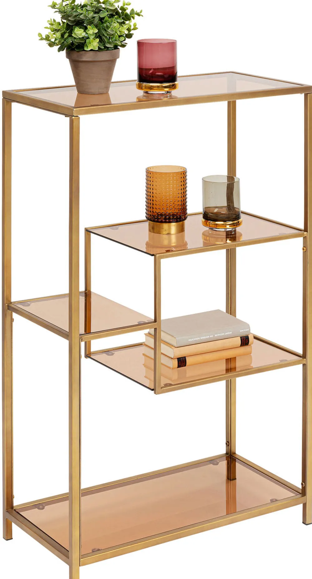 KARE Design Olohuone|Hyllyt*Loft Hylly, Kulta 100x60cm