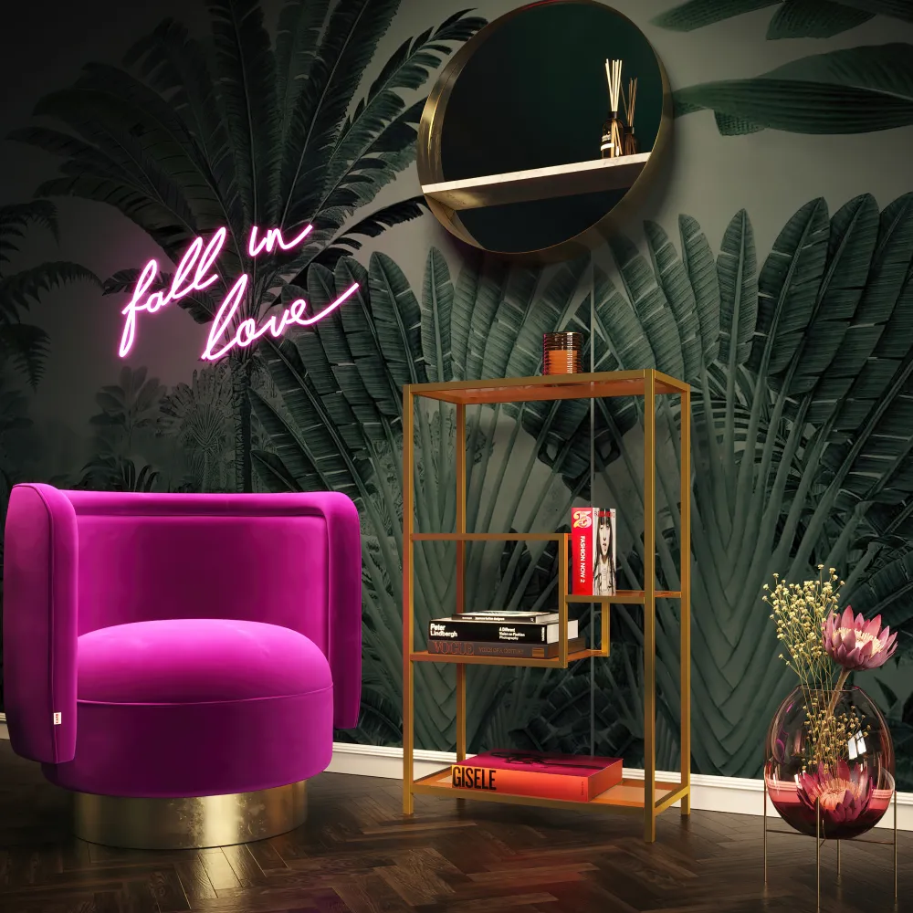 KARE Design Olohuone|Hyllyt*Loft Hylly, Kulta 100x60cm