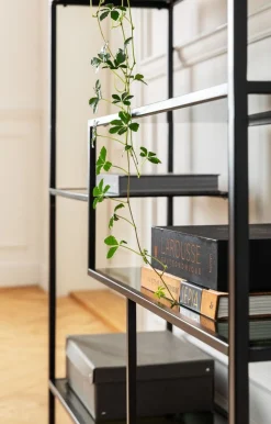 KARE Design Olohuone|Hyllyt*Loft Hylly, Musta 115x195cm