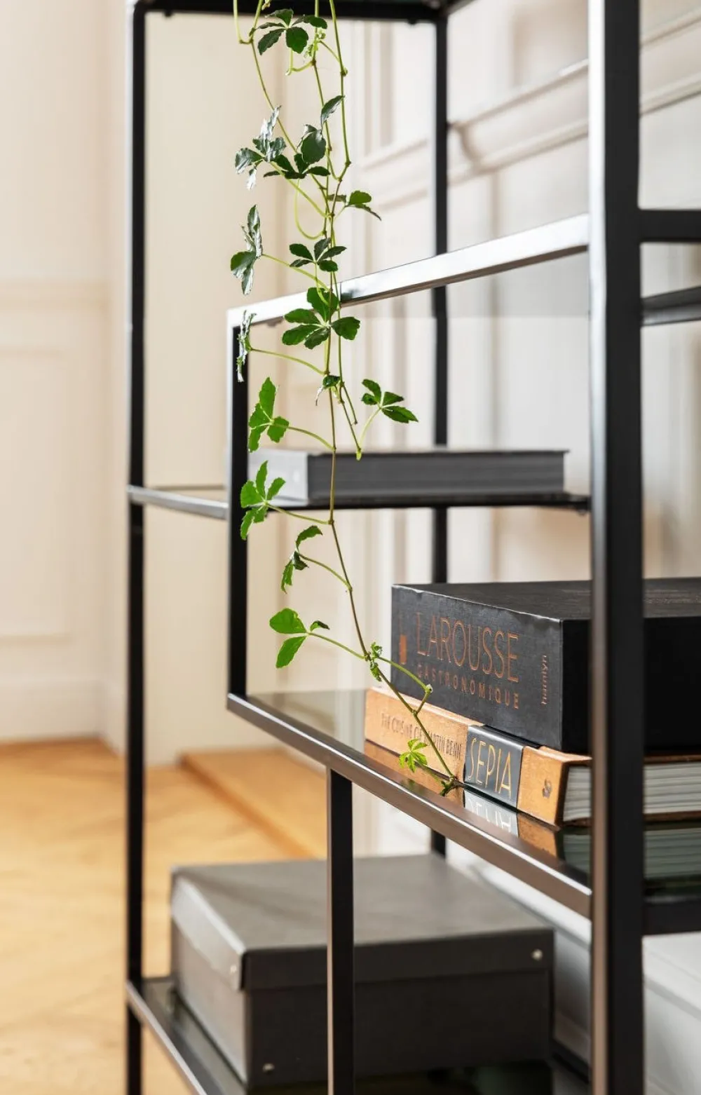 KARE Design Olohuone|Hyllyt*Loft Hylly, Musta 115x195cm