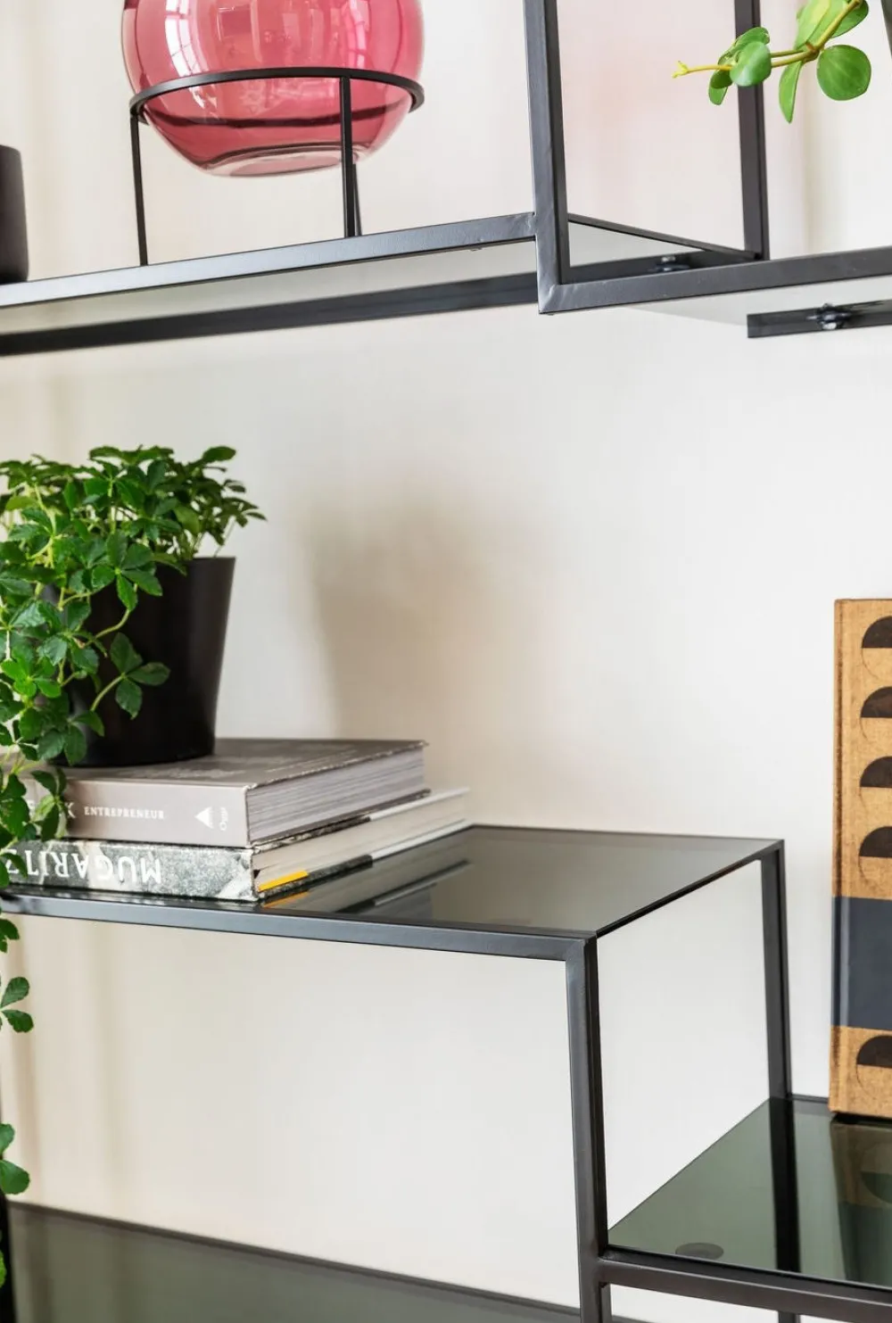 KARE Design Olohuone|Hyllyt*Loft Hylly, Musta 115x195cm