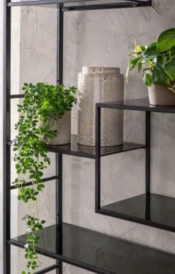 KARE Design Olohuone|Hyllyt*Loft Hylly, Musta 115x195cm