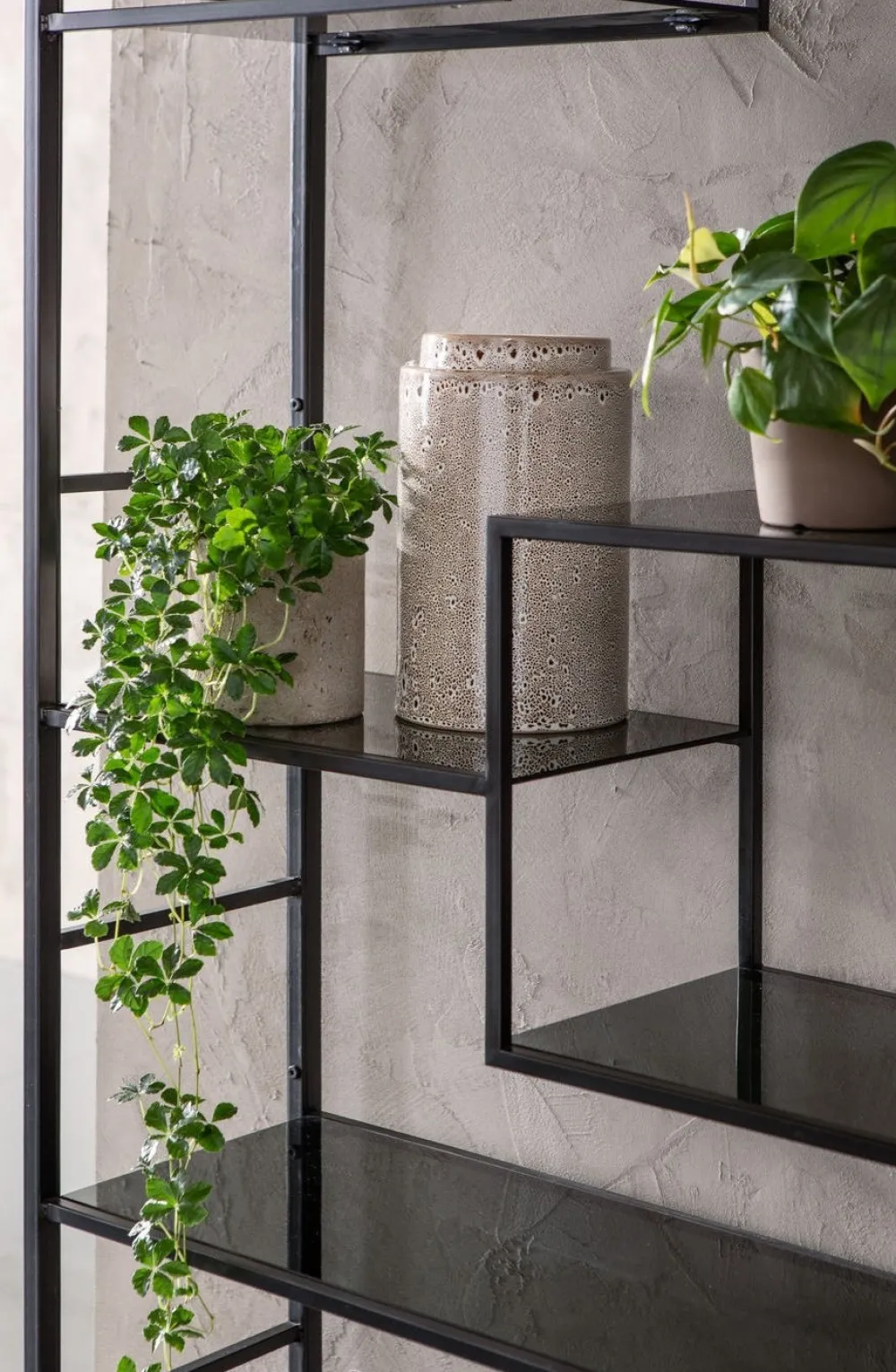 KARE Design Olohuone|Hyllyt*Loft Hylly, Musta 115x195cm