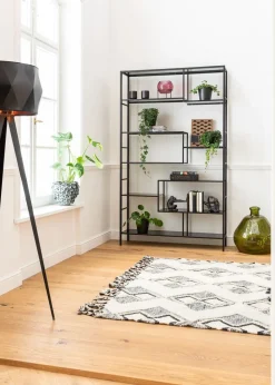 KARE Design Olohuone|Hyllyt*Loft Hylly, Musta 115x195cm