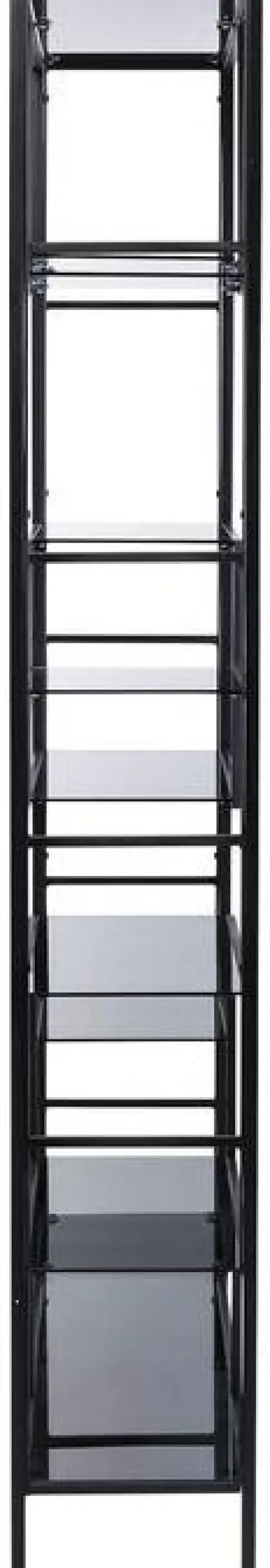 KARE Design Olohuone|Hyllyt*Loft Hylly, Musta 115x195cm