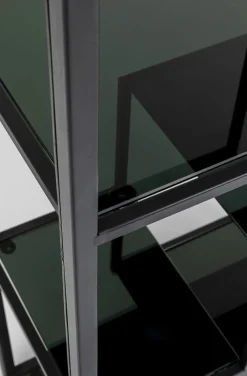 KARE Design Olohuone|Hyllyt*Loft Hylly Musta 60x195cm