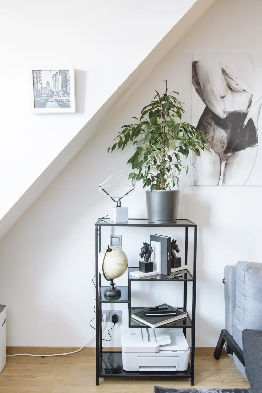 KARE Design Olohuone|Hyllyt*Loft Hylly Musta 60x100cm