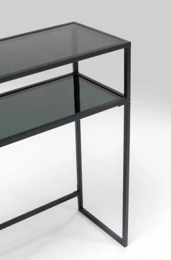 KARE Design Konsolipöydät Ja Sivupöydät*Loft Konsolipöytä, Musta 80x85cm