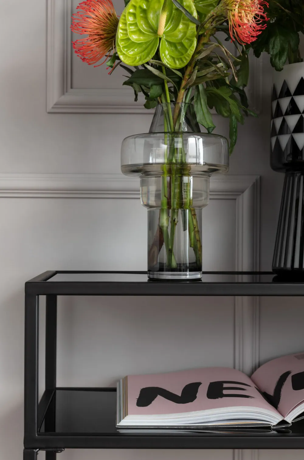 KARE Design Konsolipöydät Ja Sivupöydät*Loft Konsolipöytä, Musta 80x85cm