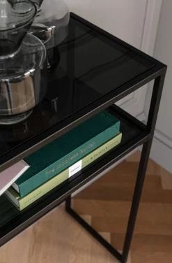 KARE Design Konsolipöydät Ja Sivupöydät*Loft Konsolipöytä, Musta 80x85cm