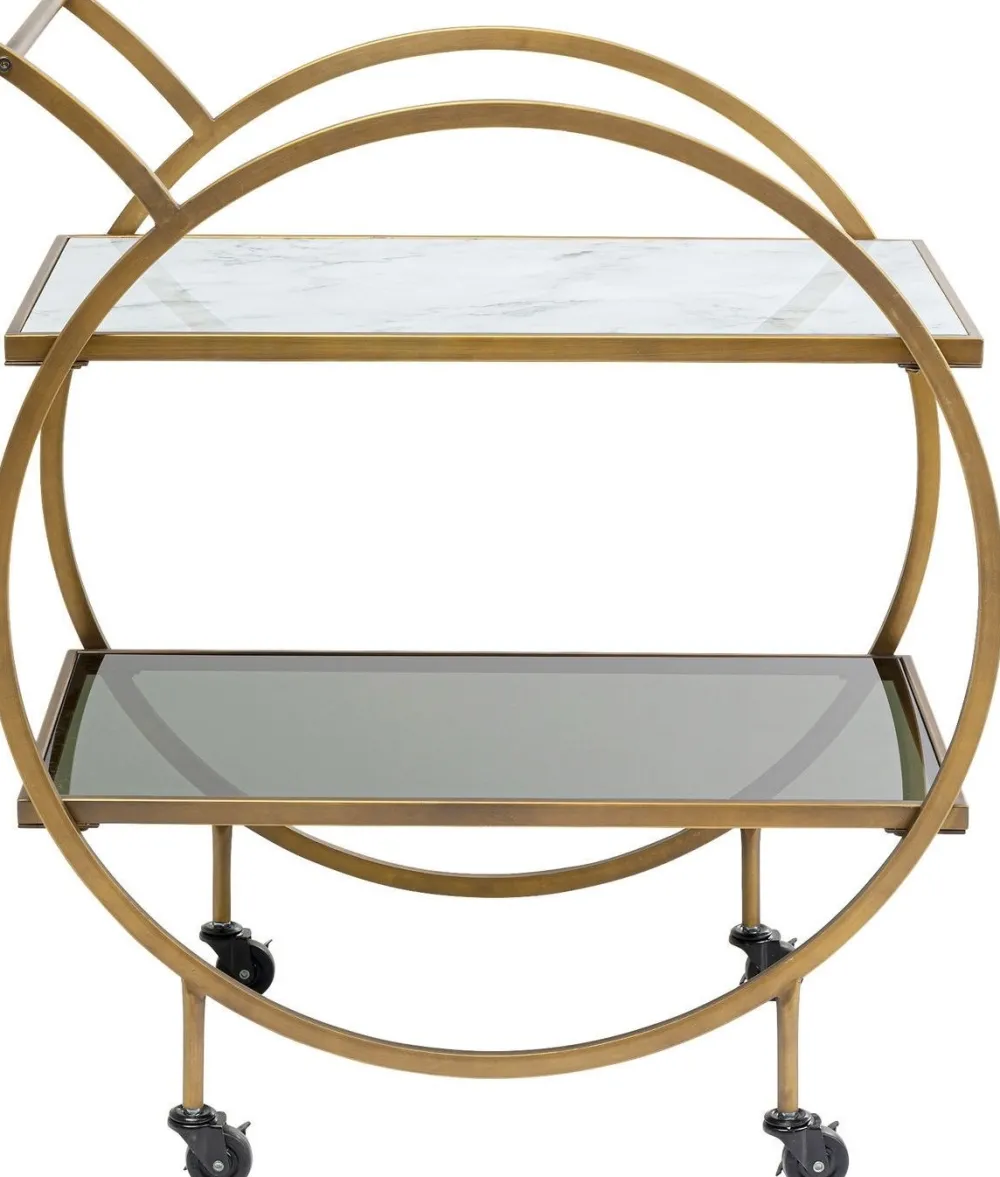 KARE Design Baarit*Loft Tarjoiluvaunu, Messinki