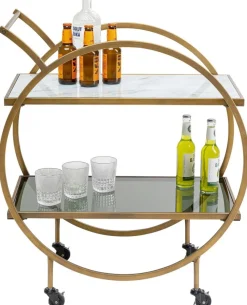 KARE Design Baarit*Loft Tarjoiluvaunu, Messinki