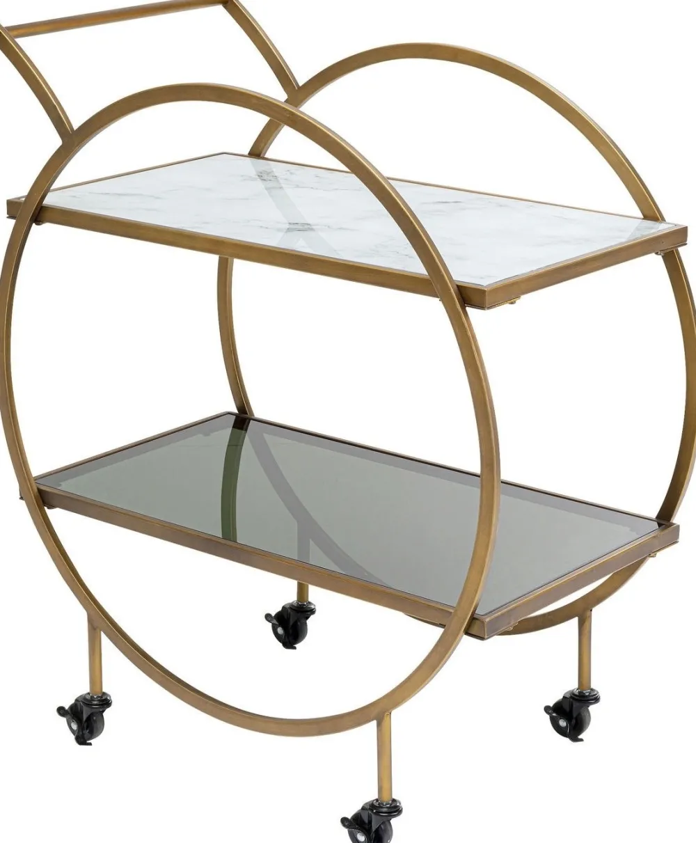 KARE Design Baarit*Loft Tarjoiluvaunu, Messinki