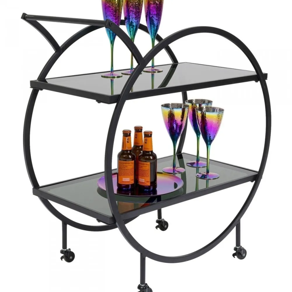 KARE Design Baarit*Loft Tarjoiluvaunu, Musta