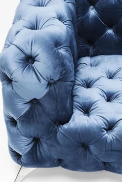 KARE Design Sohvat|Olohuone*Look Sohva 2-istuttava,samettia, Sininen