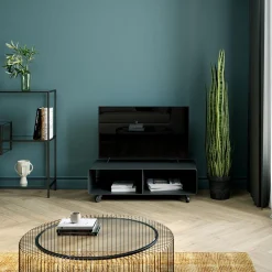 KARE Design Tv -Tasot*Lounge M Mobil Tv-taso, Harmaa 90x30cm