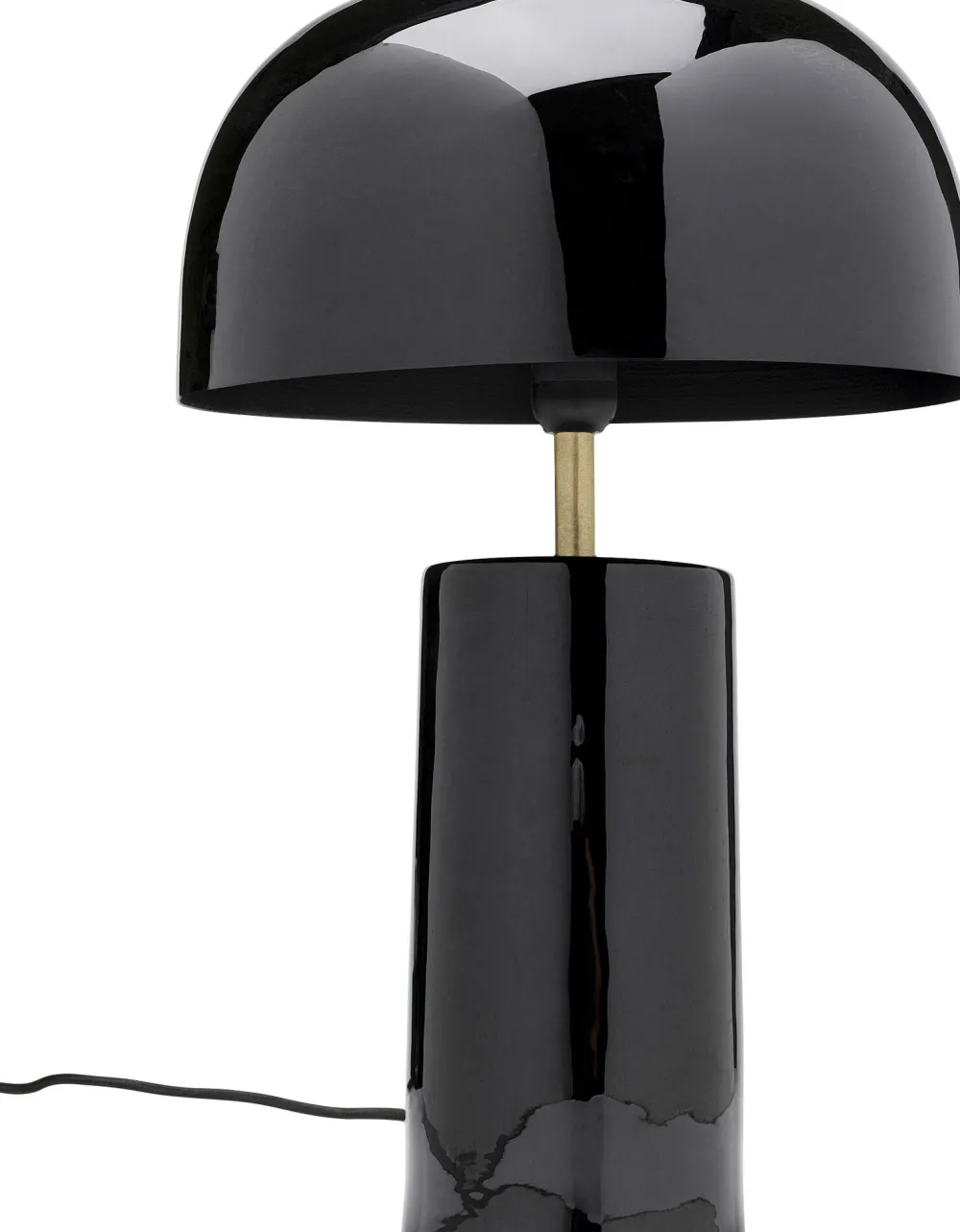 KARE Design Pöytävalaisimet*Loungy Pöytävalaisin Musta 38cm