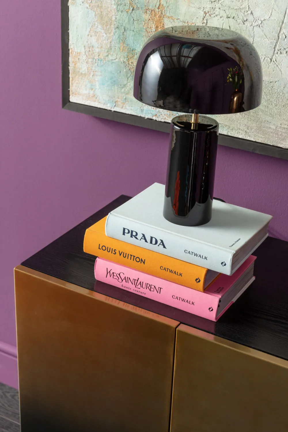 KARE Design Pöytävalaisimet*Loungy Pöytävalaisin Musta 38cm