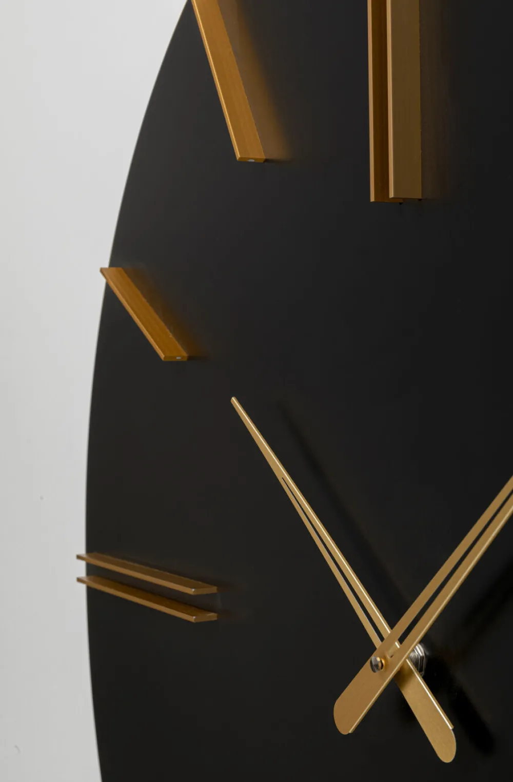 KARE Design Kellot*Luca Seinäkello Musta Ø70cm