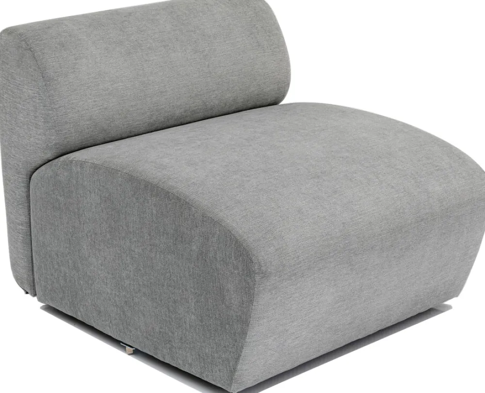 KARE Design Moduulisohvat*Lucca Keskimoduuli, Harmaa 76cm