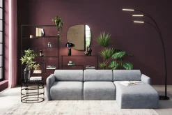 KARE Design Olohuone|Kulmasohvat*Lucca Kulmasohva - Harmaa, Oikea 255cm