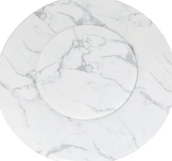 KARE Design Pöydät*Lucia Pyöreä Ruokapöytä - Marmori Pöytälevy Ø135cm