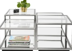 KARE Design Sohvapöydät|Olohuone*Luigi Sohvapöytä, Hopea (4/Setti)