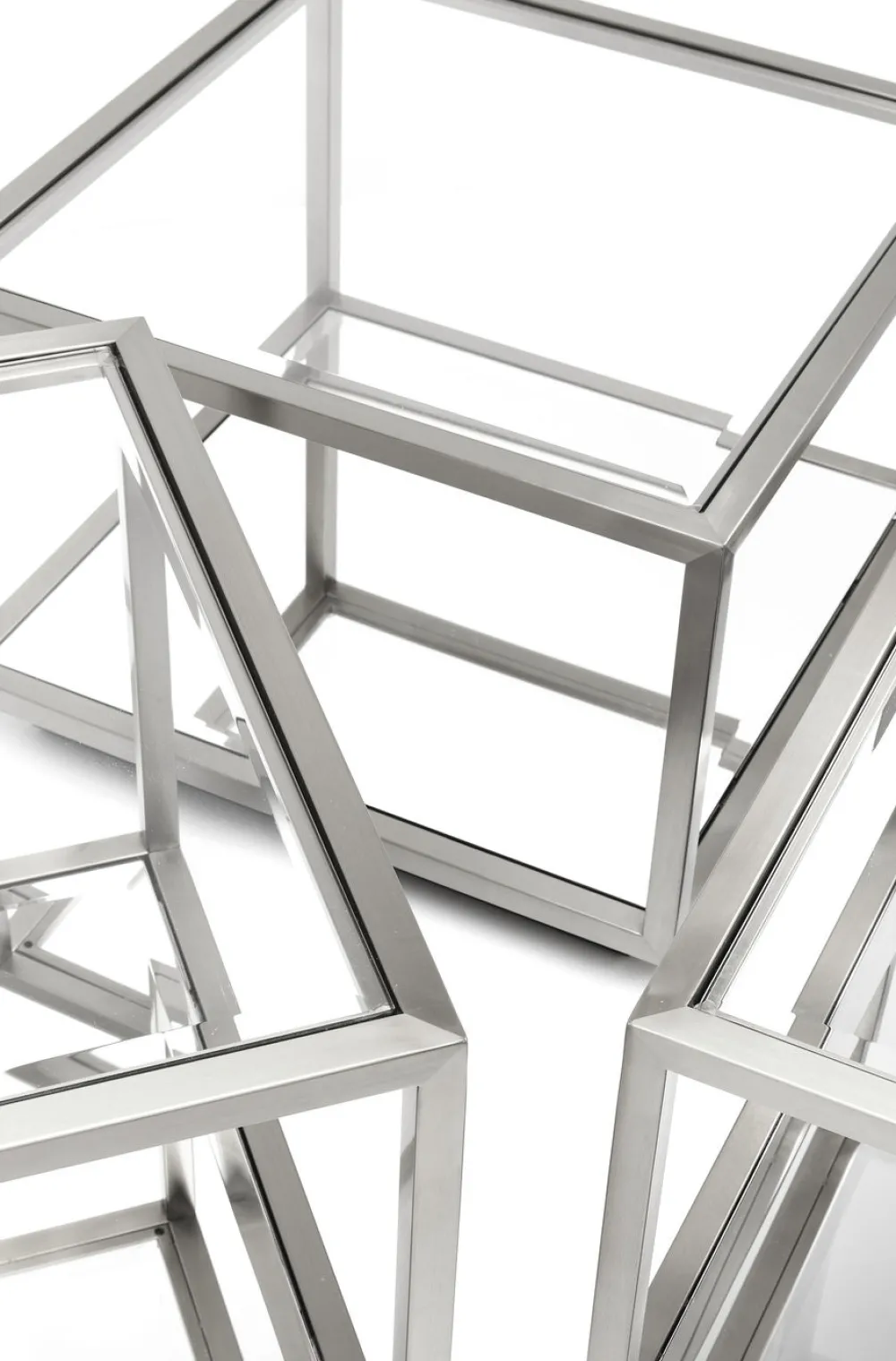 KARE Design Sohvapöydät|Olohuone*Luigi Sohvapöytä, Hopea (4/Setti)