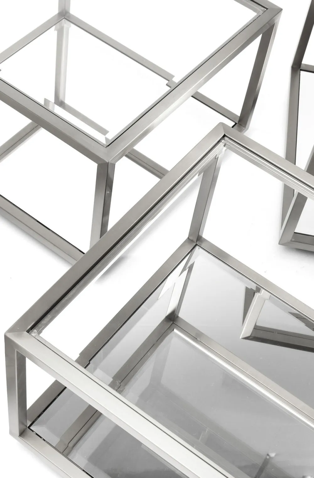 KARE Design Sohvapöydät|Olohuone*Luigi Sohvapöytä, Hopea (4/Setti)