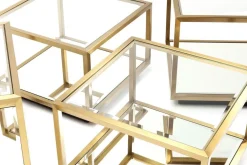 KARE Design Sohvapöydät|Olohuone*Luigi Sohvapöytä, Kulta (4/Setti)